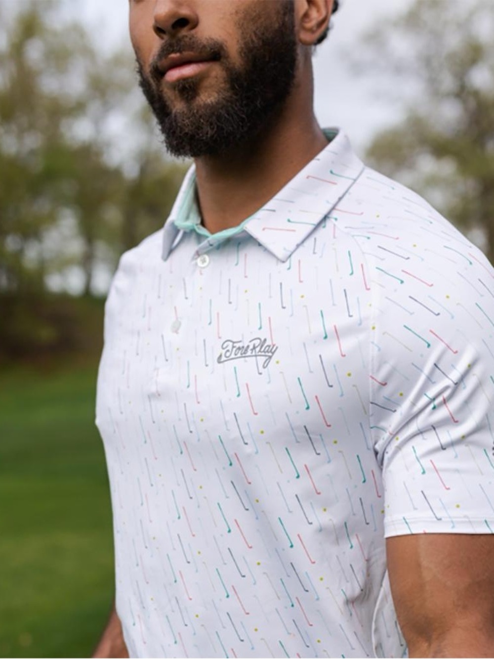 UNRL x Barstool Sports | Fore Play “Back 2 Basics” Performance Polo | Size 3XL